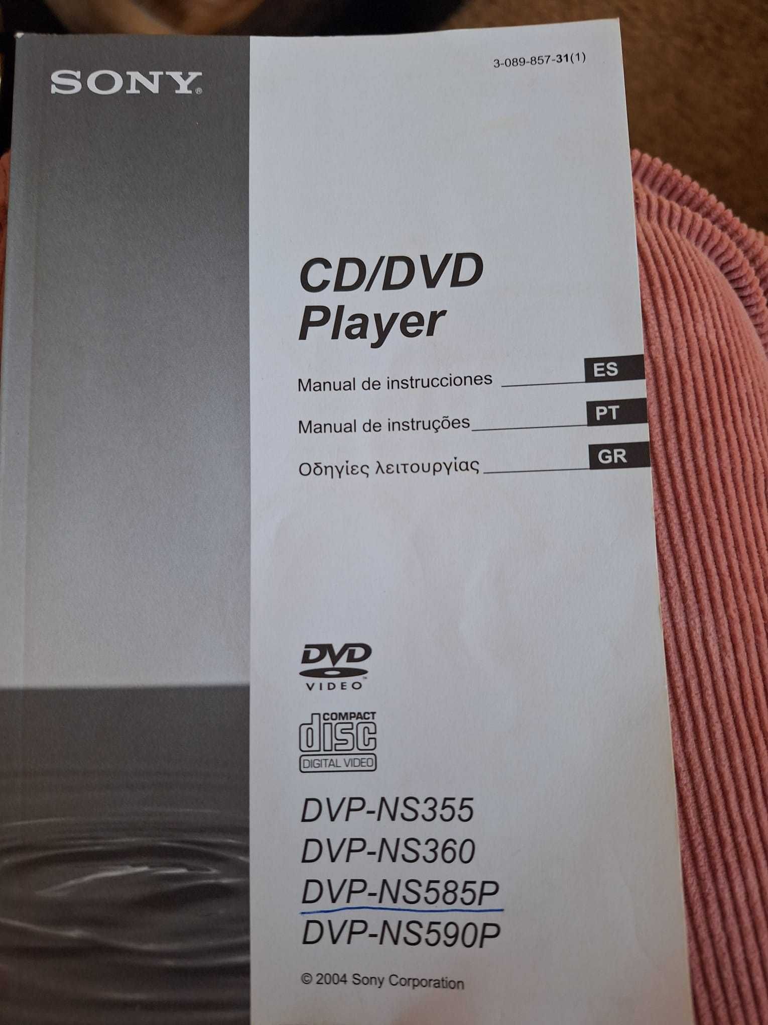 Video cassete recorder e   CD/DVD player Sony  para peças