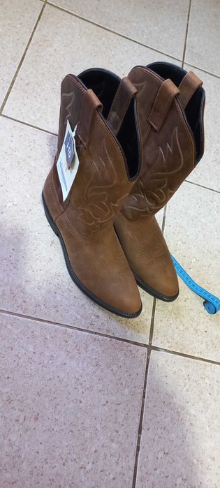 Сапоги  казаки  ковбойские  вестерн коричневые