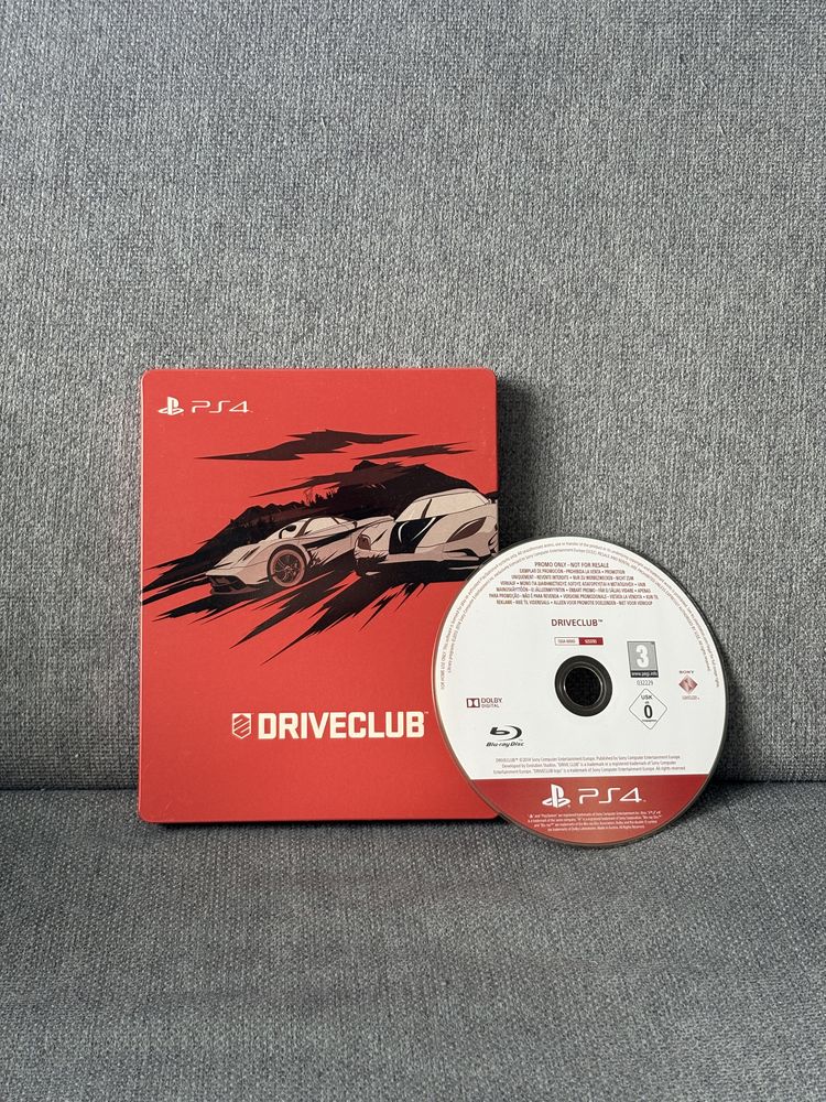 Steelbook + gra promo Driveclub PS4