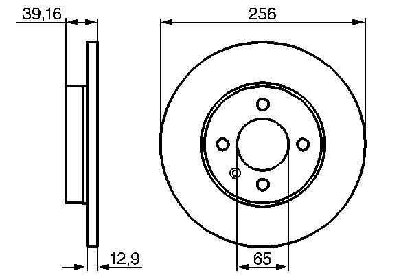 VW Passat B4 1.6-1.8 88-96 Tarcze hamulcowe przód+klocki kpl./