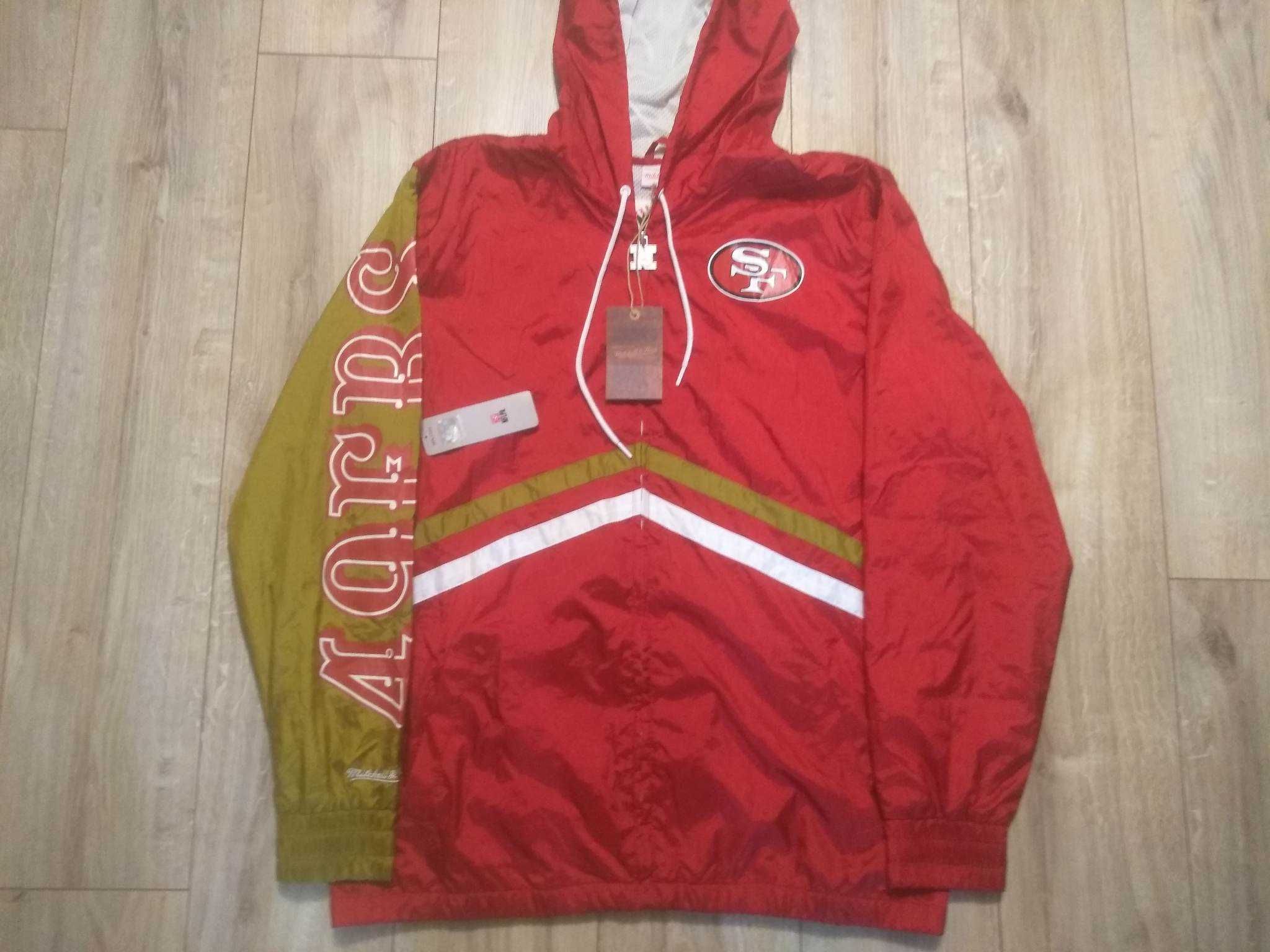 Mitchell & Ness San Francisco 49ers Full Zip NFL Windbreaker LNowa