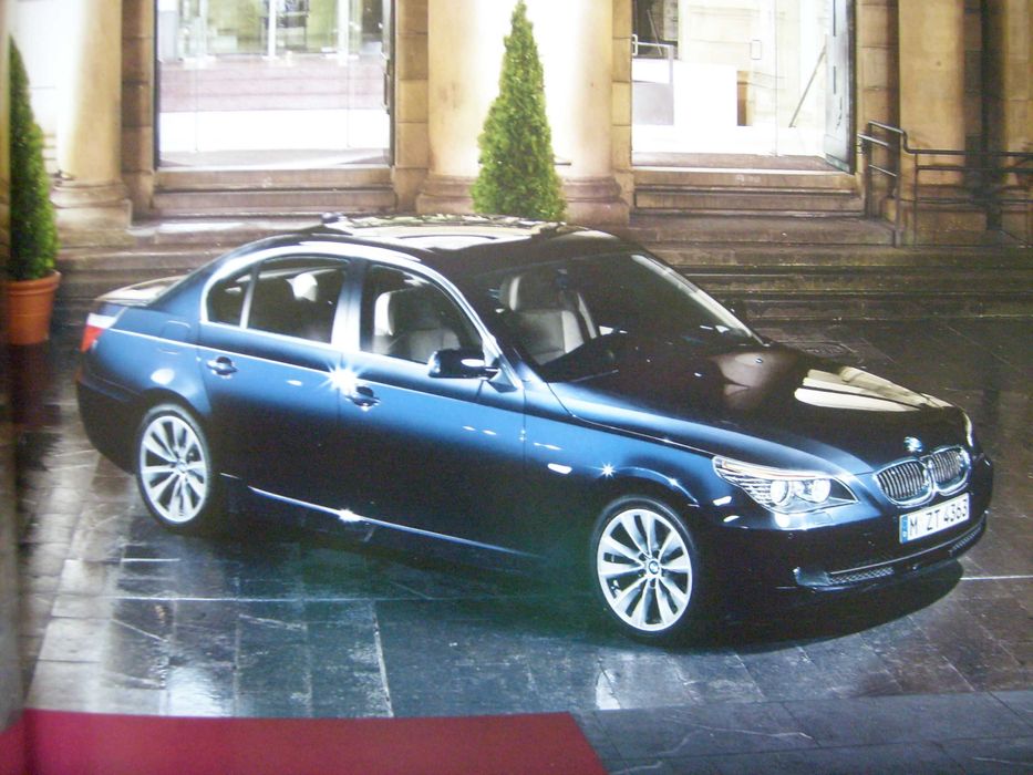 BMW 5 E60 Limuzyna 2009 POLSKA - obszerny prospekt 76 stron, stan BDB