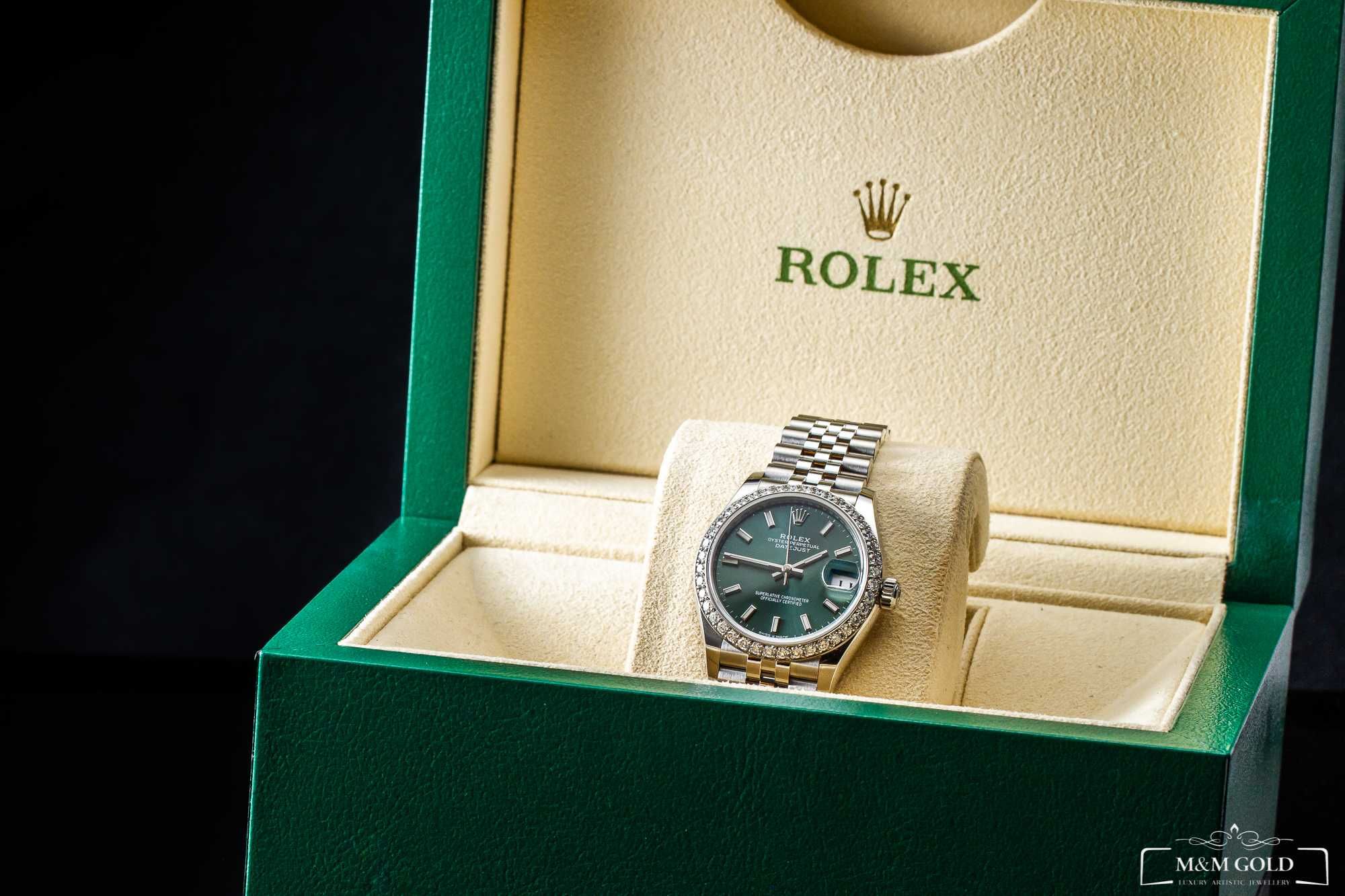 Rolex Datejust 31mm z brylantowym pierścieniem