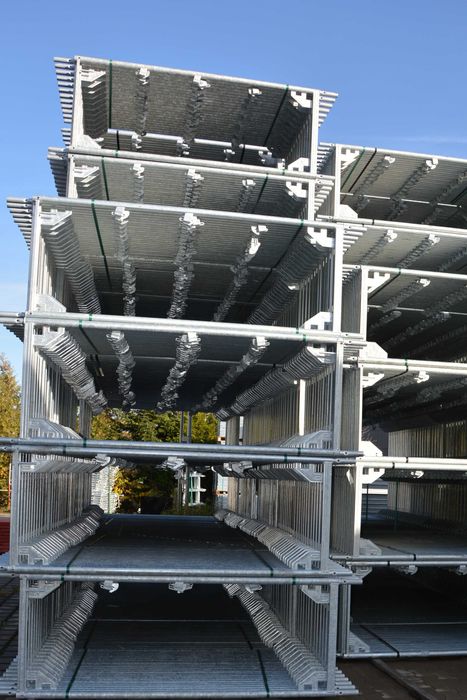 Rusztowanie stalowe elewacyjne, typ Baumann, podest 3,07m - 97 m2 nowe