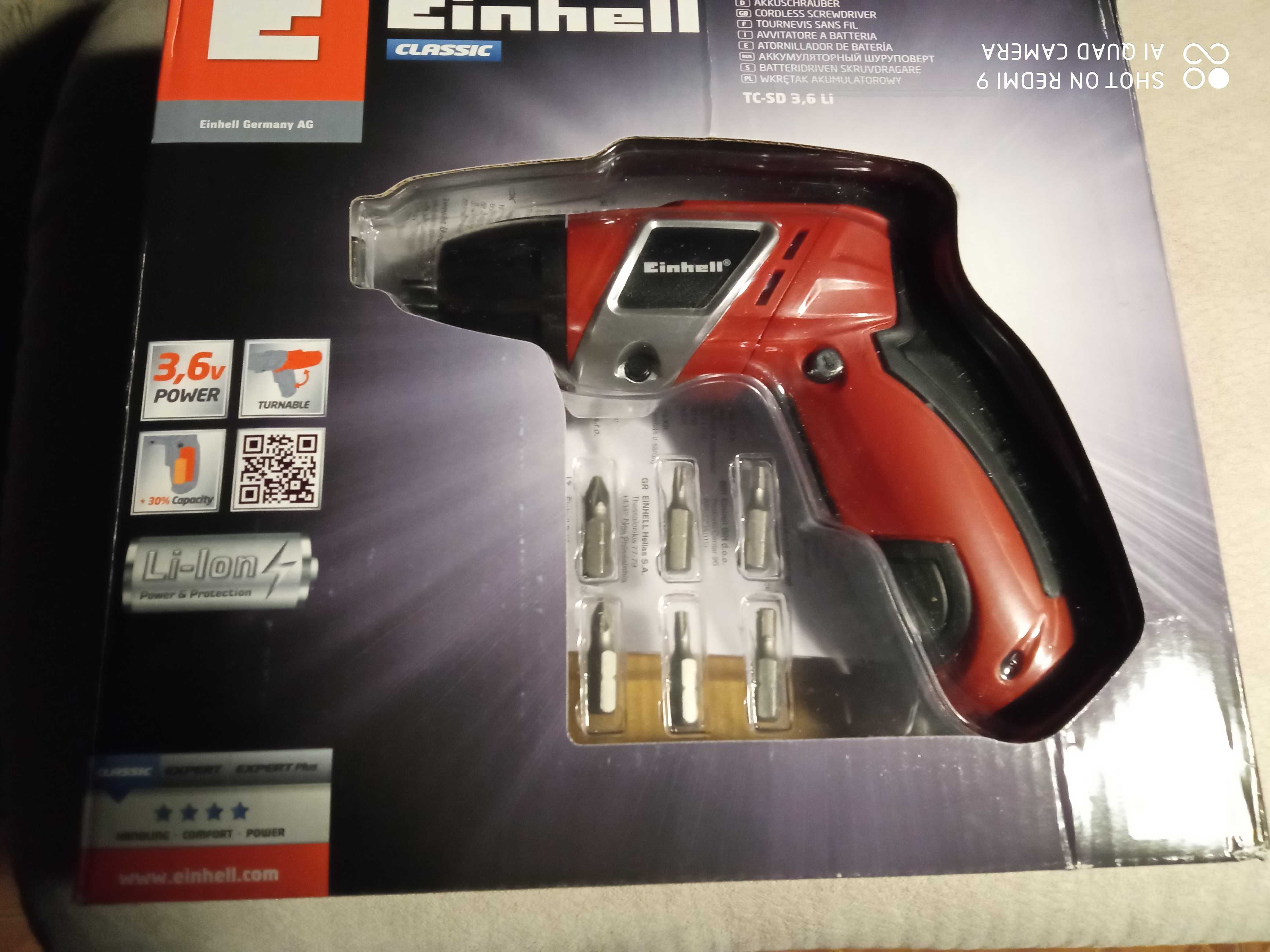 Aparafusadoras Einhell + black and Decker