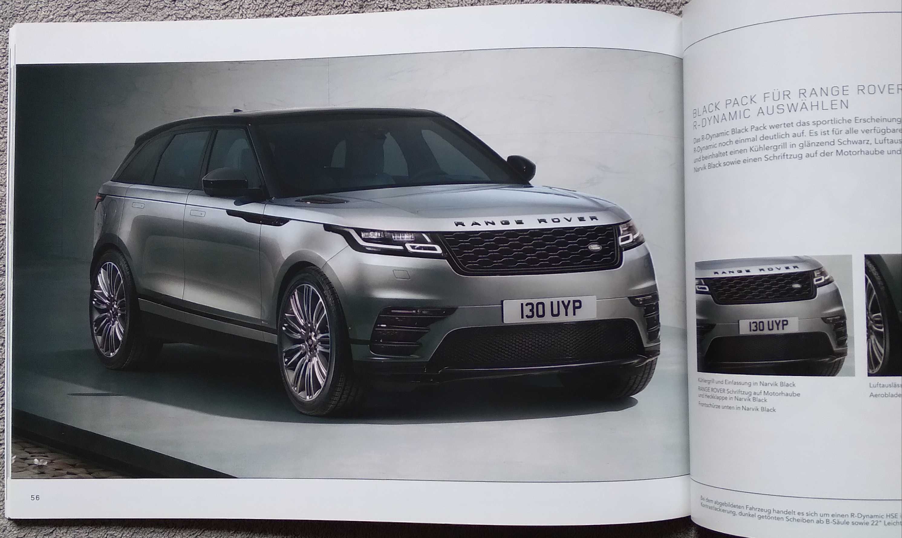 Prospekt Range Rover Velar rok 2017