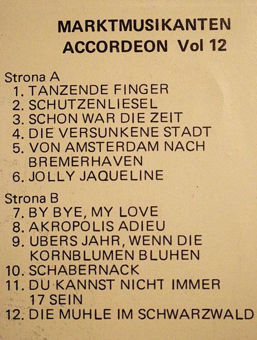 Muzyka na akordeony - Die Marktmusikanten