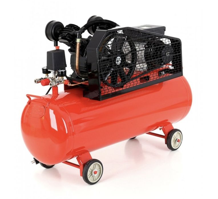 Kompresor olejowy  sprężarka 100l 230V dwutłokowy