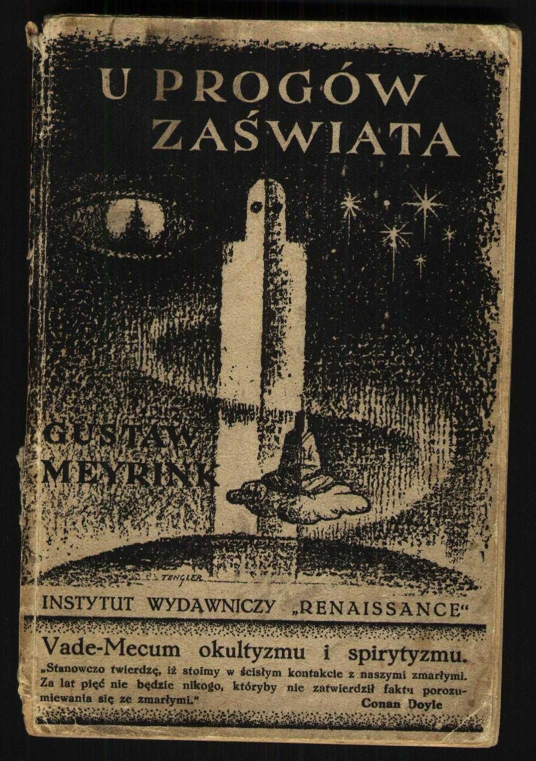 Gustaw Meyrink U Progów Zaświata Okultyzm Spirytyzm