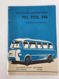 Oryginalna instrukcjia obsługi przyczepy autobusowej Jelcz P-01