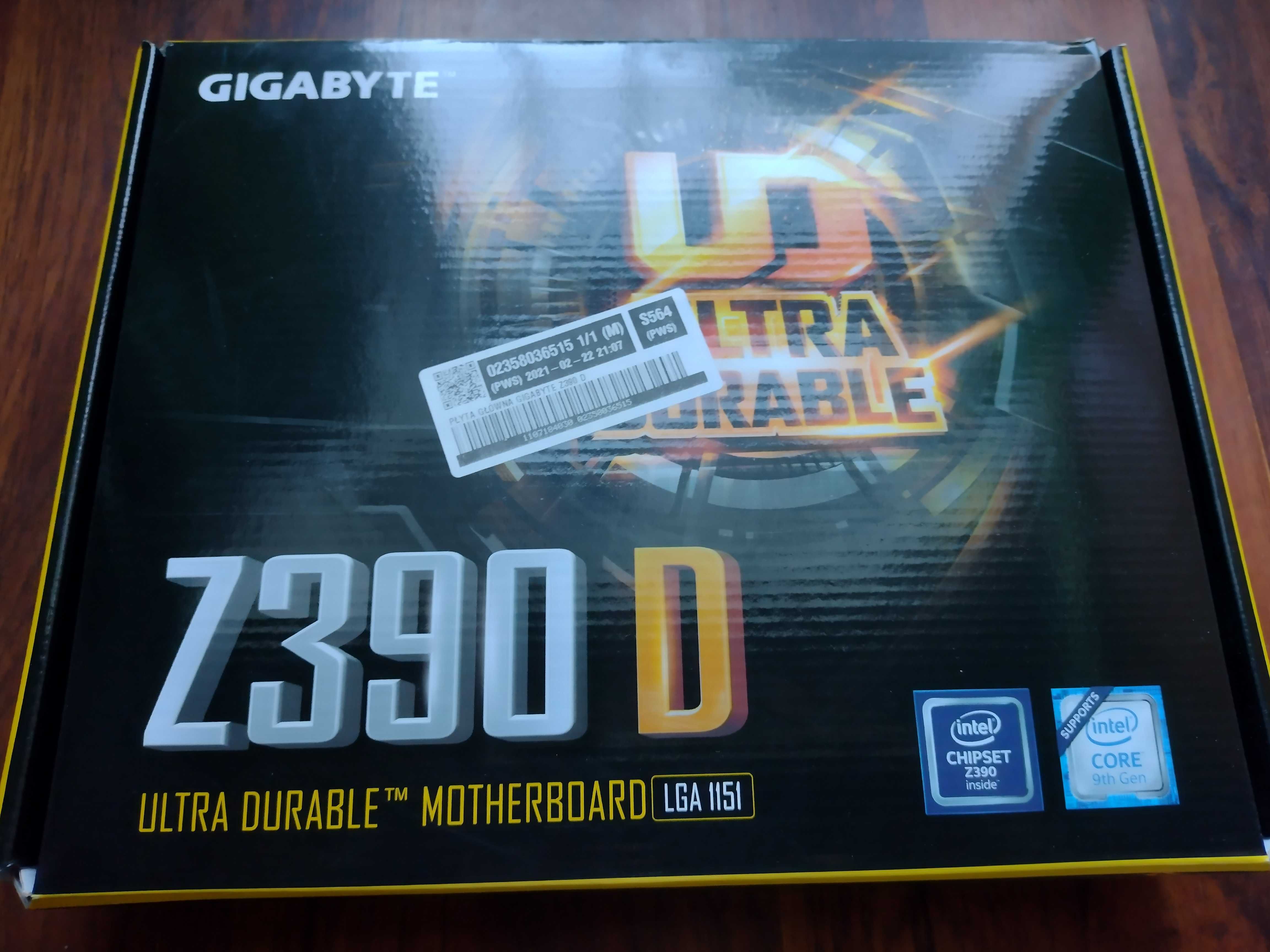 Płyta główna Gigabyte Z390 D M2 Intel LGA 1151 CoffeLake OC 8/9gen