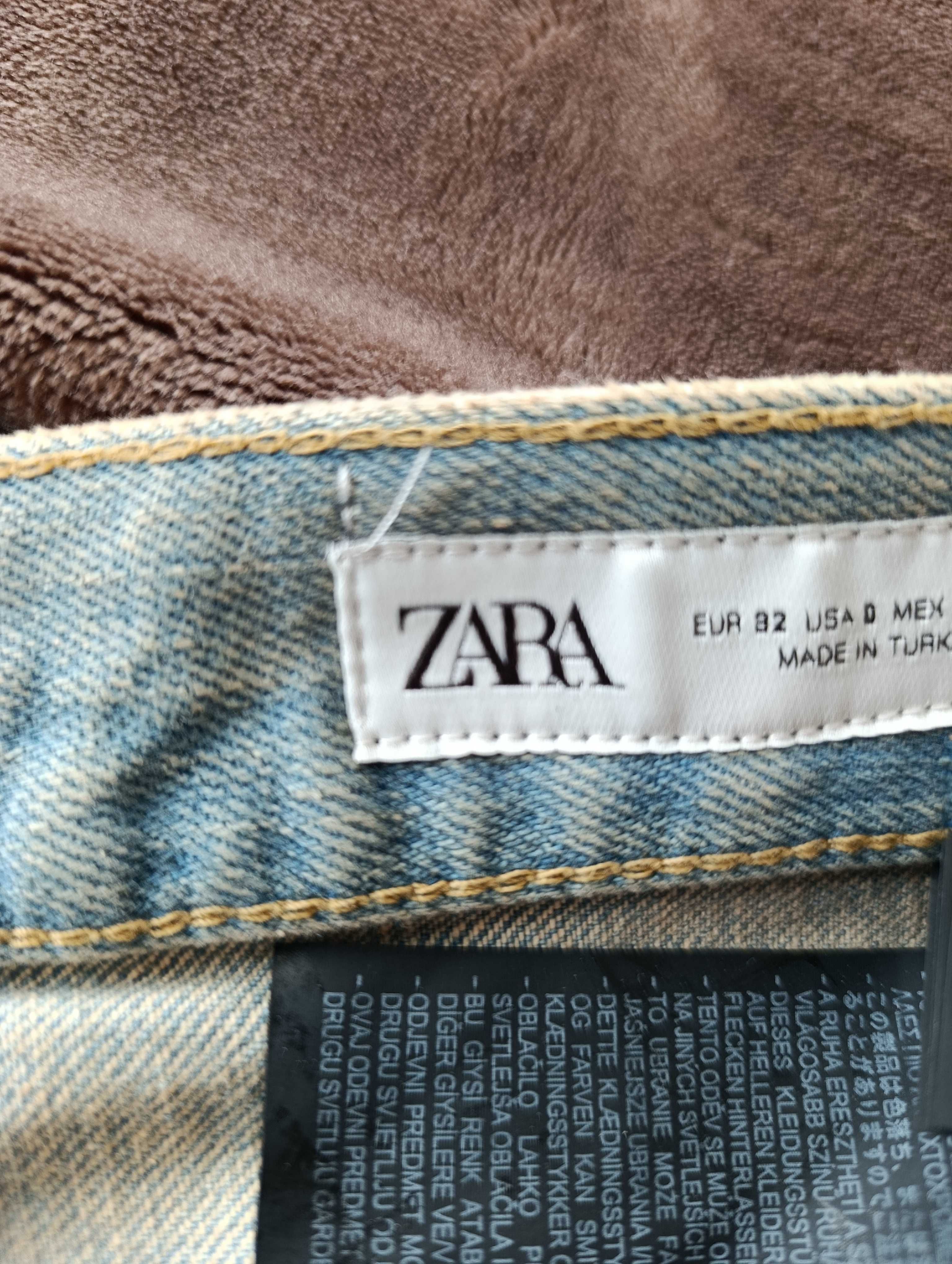 Dżinsy damskie jasne niebieskie r. 32 Zara