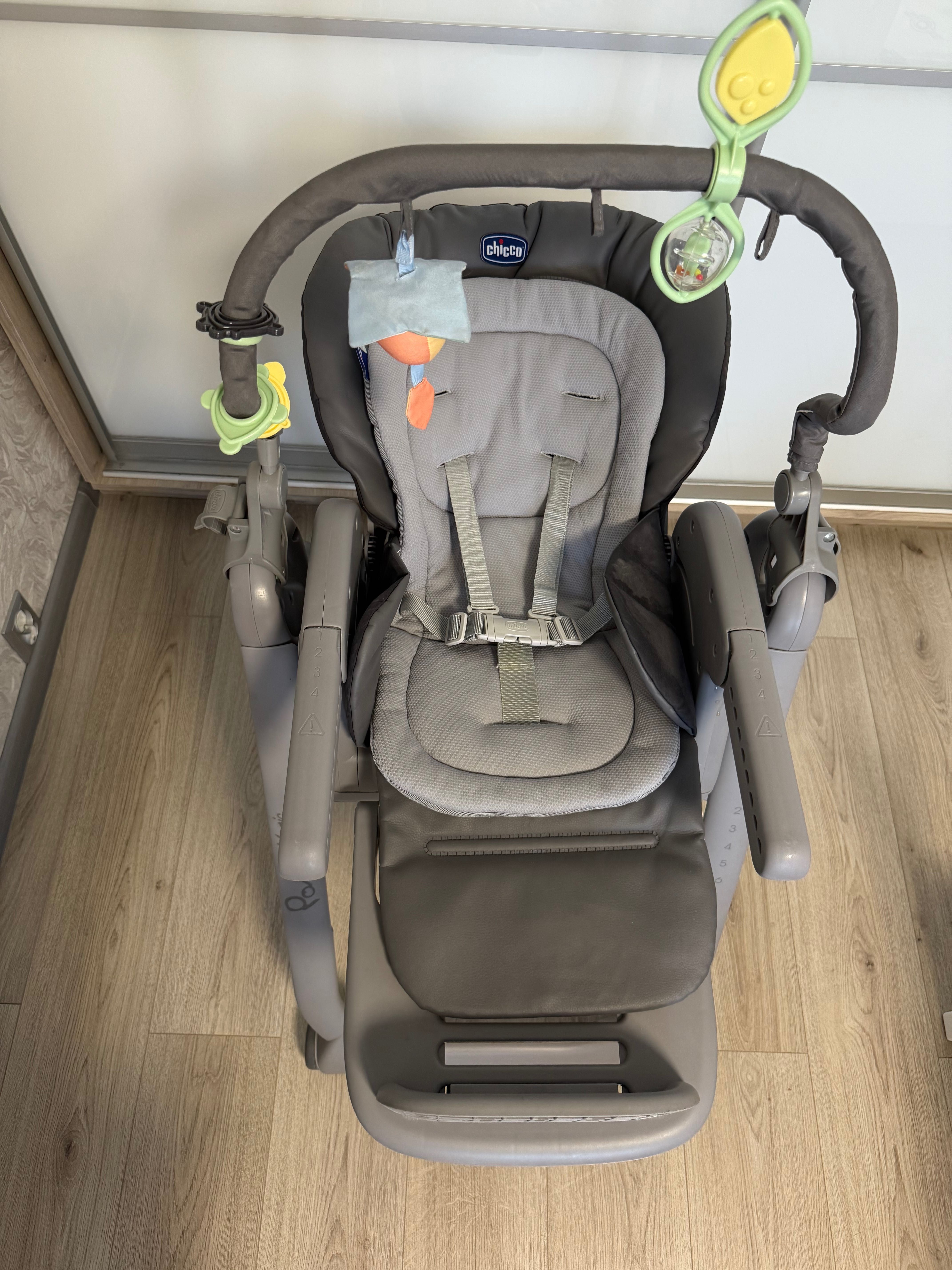 Стільчик для годування chicco magic polly relax