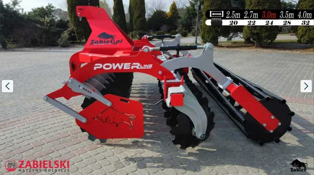 brona talerzowa talerzówa agregat raty dostawa CIĘŻKA 3m 2025