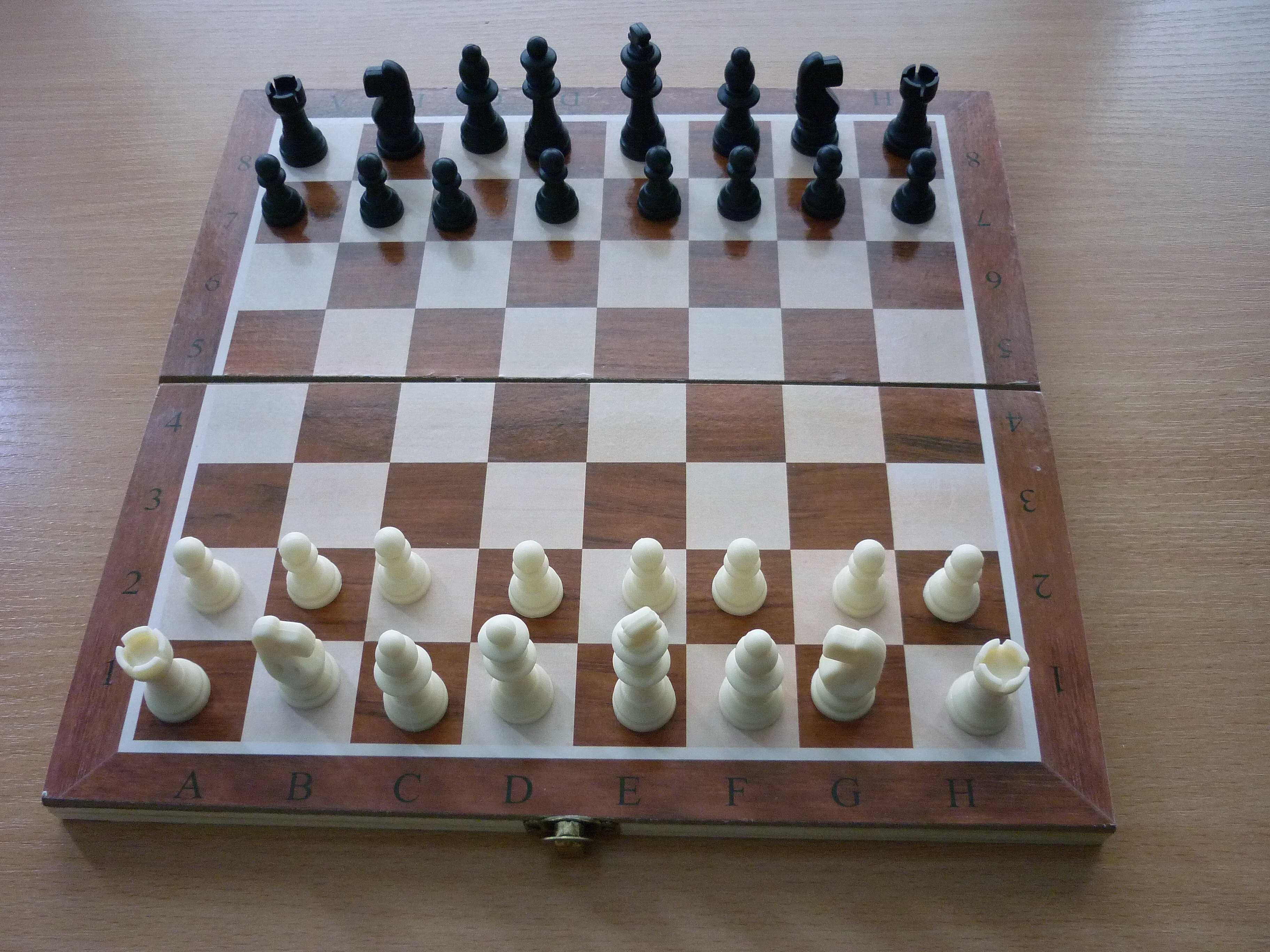 Шахи-нарди, набір настольних ігор, 35*35 см, дерево-пластик