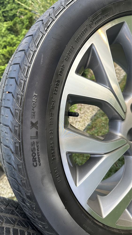 Koła Range Rover Opony Continental Cross Contact LX Sport 275/45R21