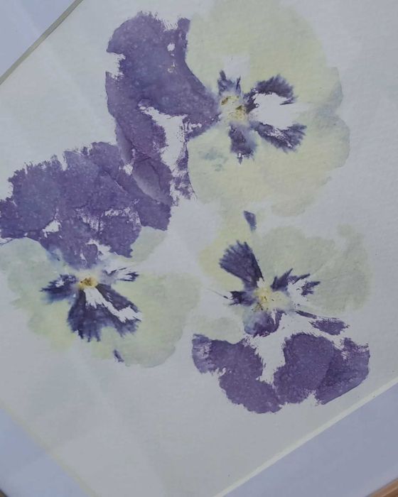 Moldura flores Handmade