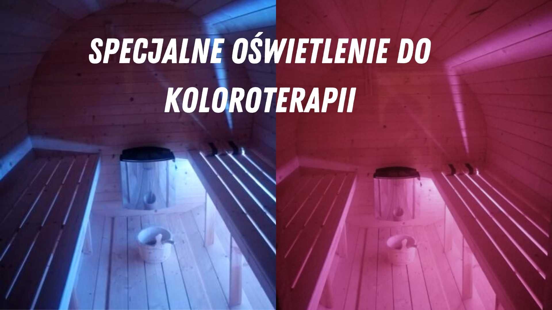 Sauna Ogrodowa 2x2 Samodzielny montaż BECZKA