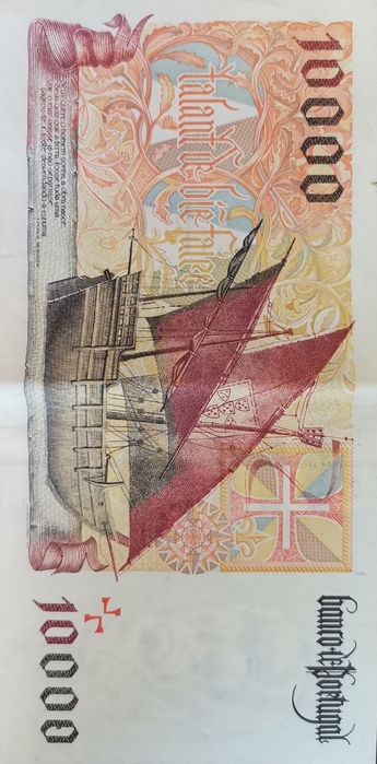 Nota 10000 escudos chapa 2- 12 Fevereiro de 1998 - Infante D. Henrique