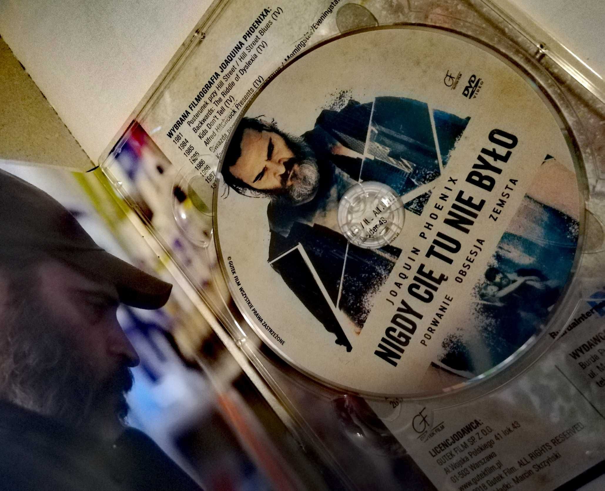 Nigdy cię tu nie było film dvd Joaquin Phoenix