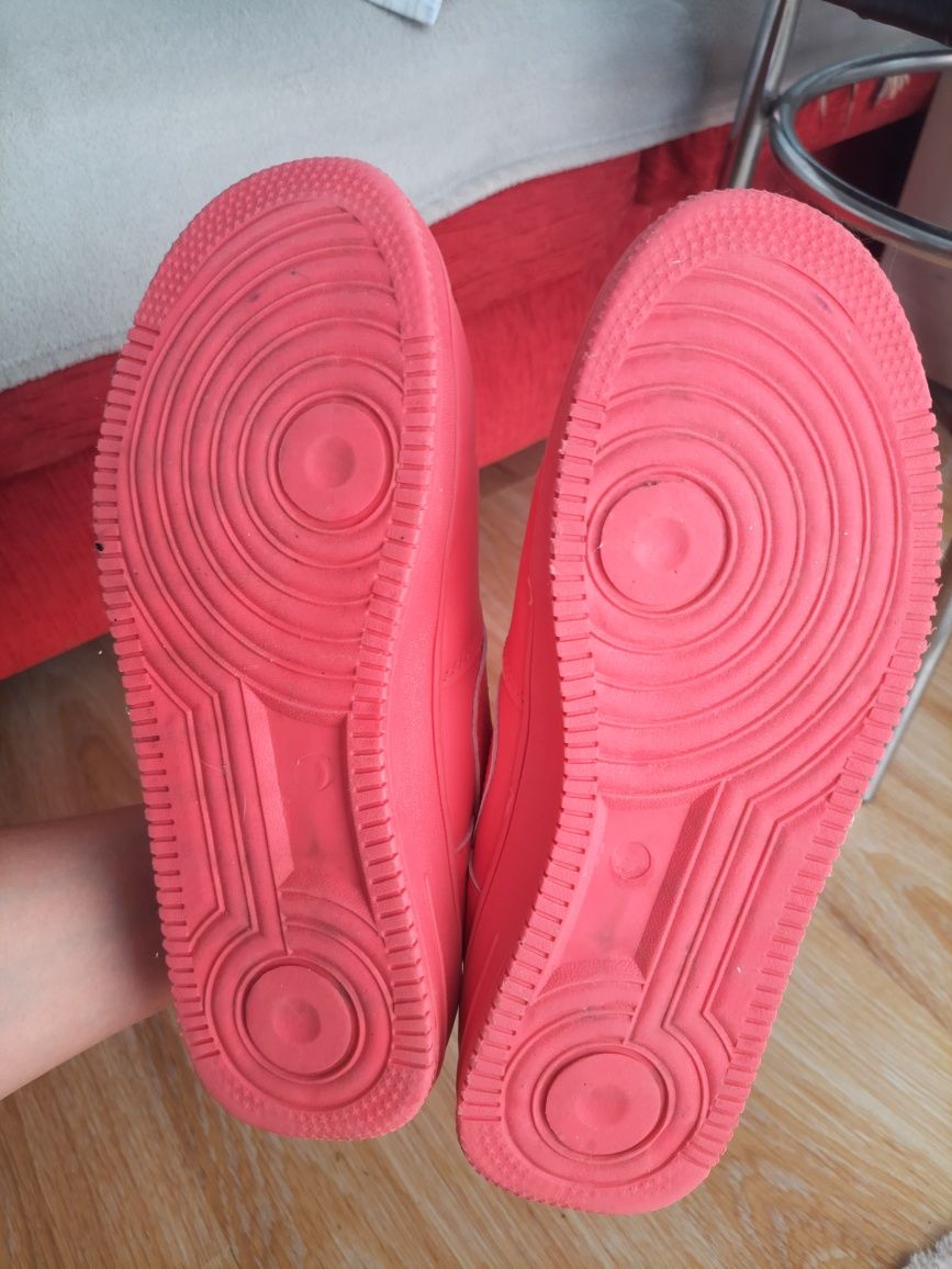 Buty sportowe podobne do Nike Air Force Fuksja Różowe Neonowe