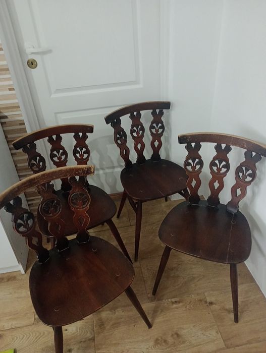 Ercol krzesła angielskie vintage antyk