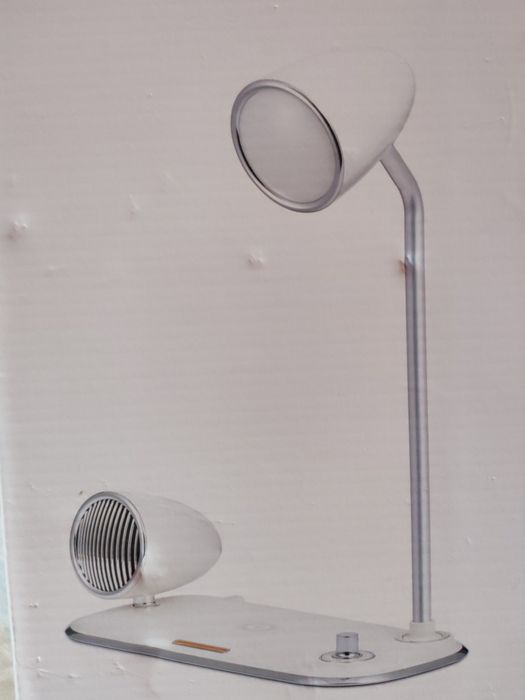 Lampka biurkowa WG Retro Led biała. Nowa