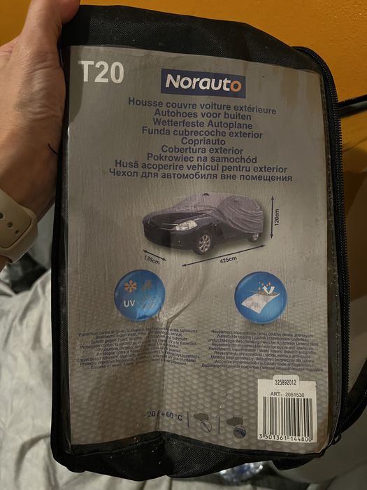Capa automovel Norauto