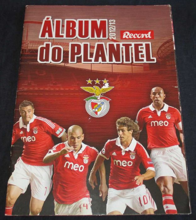 Álbum do Plantel Benfica 2012 a 2013 COMPLETA