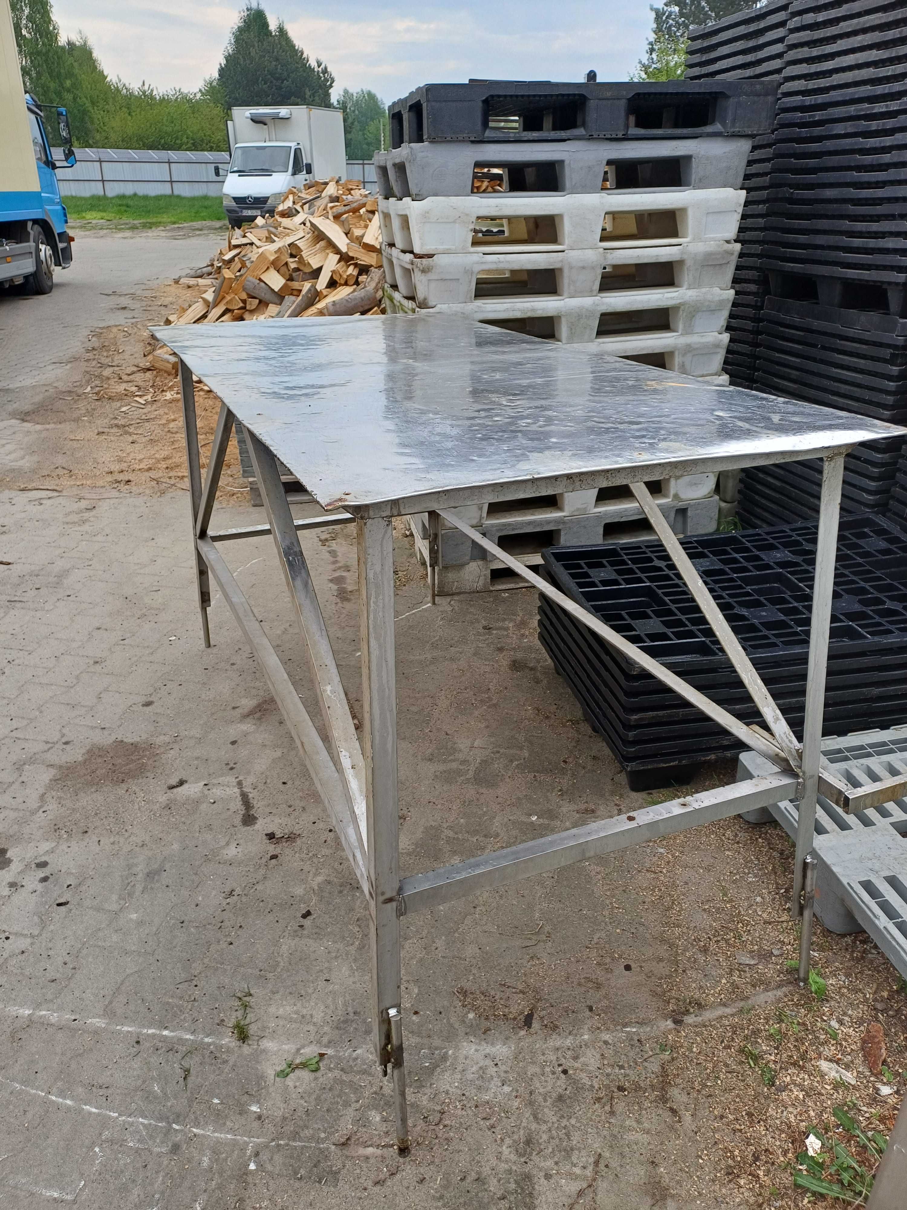 Stół z masarni stal nierdzewna