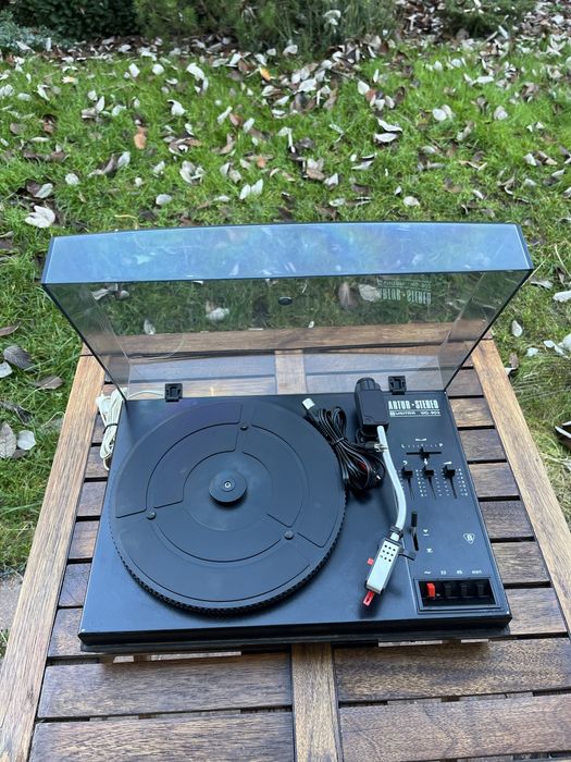 Gramofon Unitra WG-903 Artur Stereo + głośniki • sprawny • pokrywa