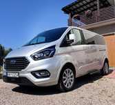 Ford Tourneo Custom 8 osób VIP klasa pełne wyposażenie niski przebieg super stan kola