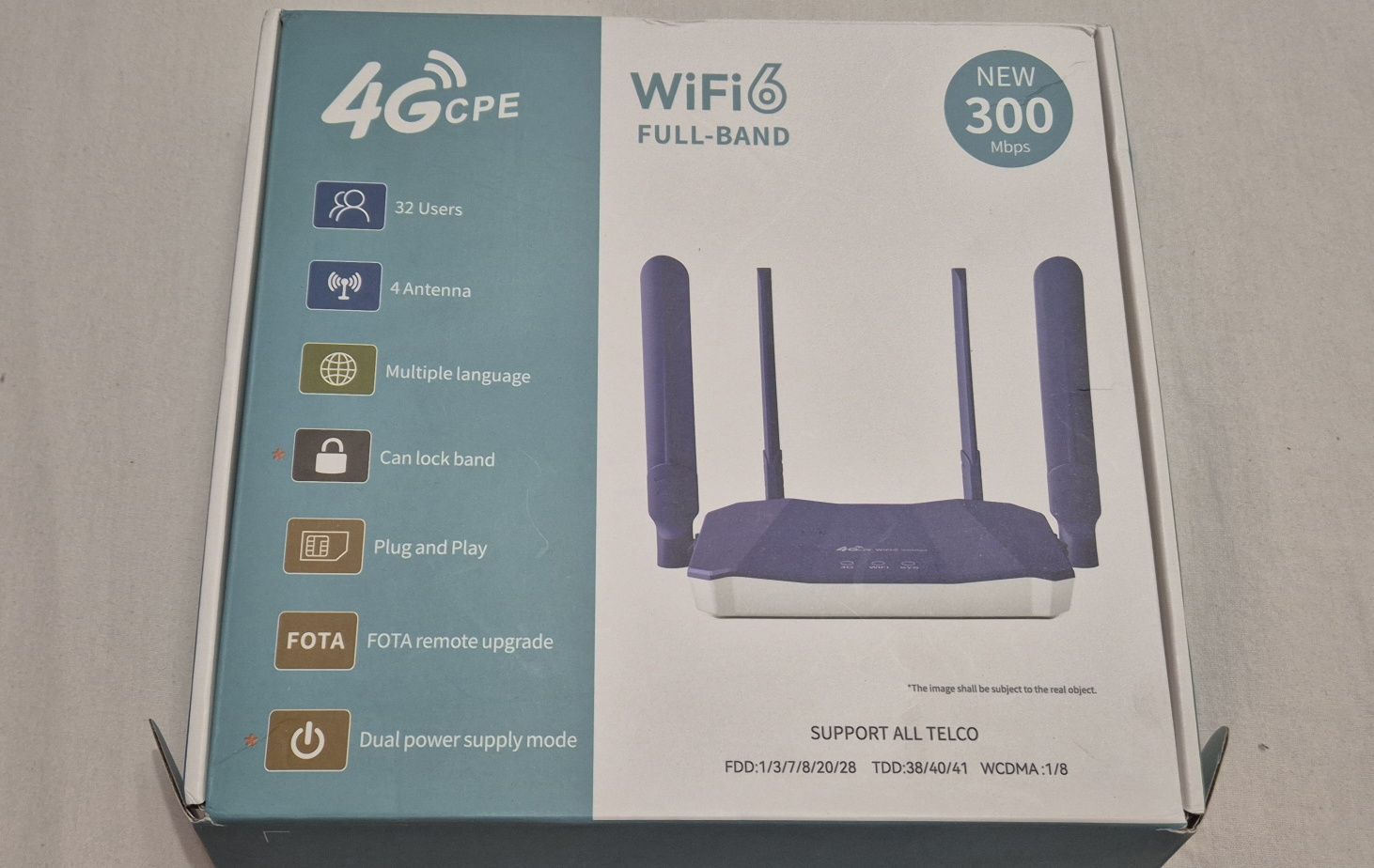 4G/3G LTE Wi-Fi роутер модем R8B-3 TianJie SIM картка LAN Type-C