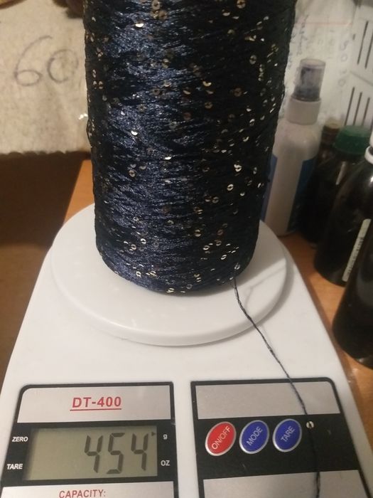 Продам пряжу с пайетками