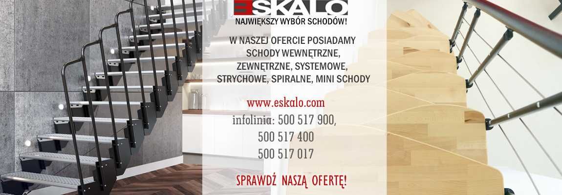 Schody modułowe, proste Boston 70, Dębowe