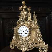 Годинник Часы камін камин бронза антиквар