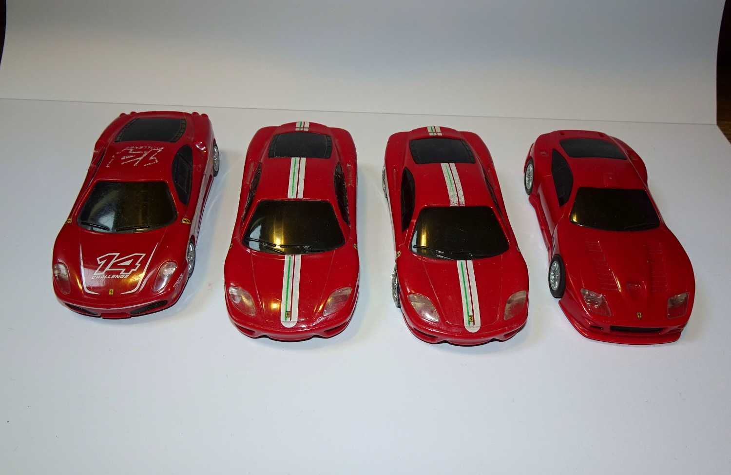 4 samochody Ferrari 1:38 modele F430, 575 GTC, 360