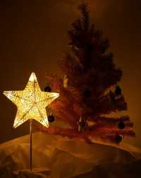 Dekoracja świąteczna stojąca gwiazda 39cm