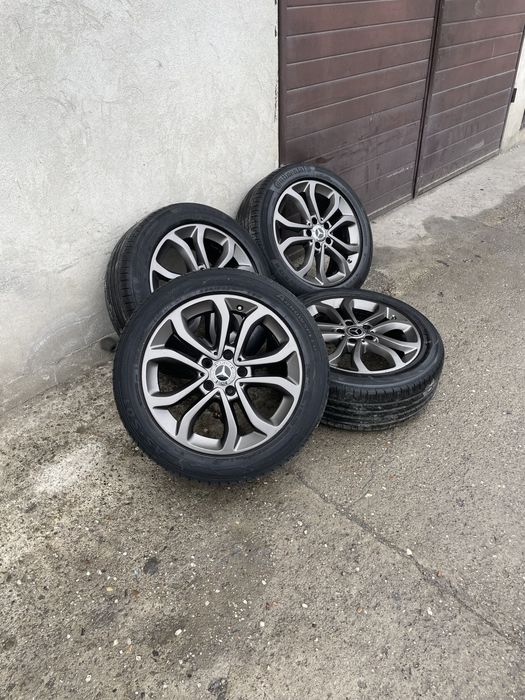 (12)Koła, Felgi 5x112 17” Oryginał Mercedes W205, B klasa CZUJNIKI