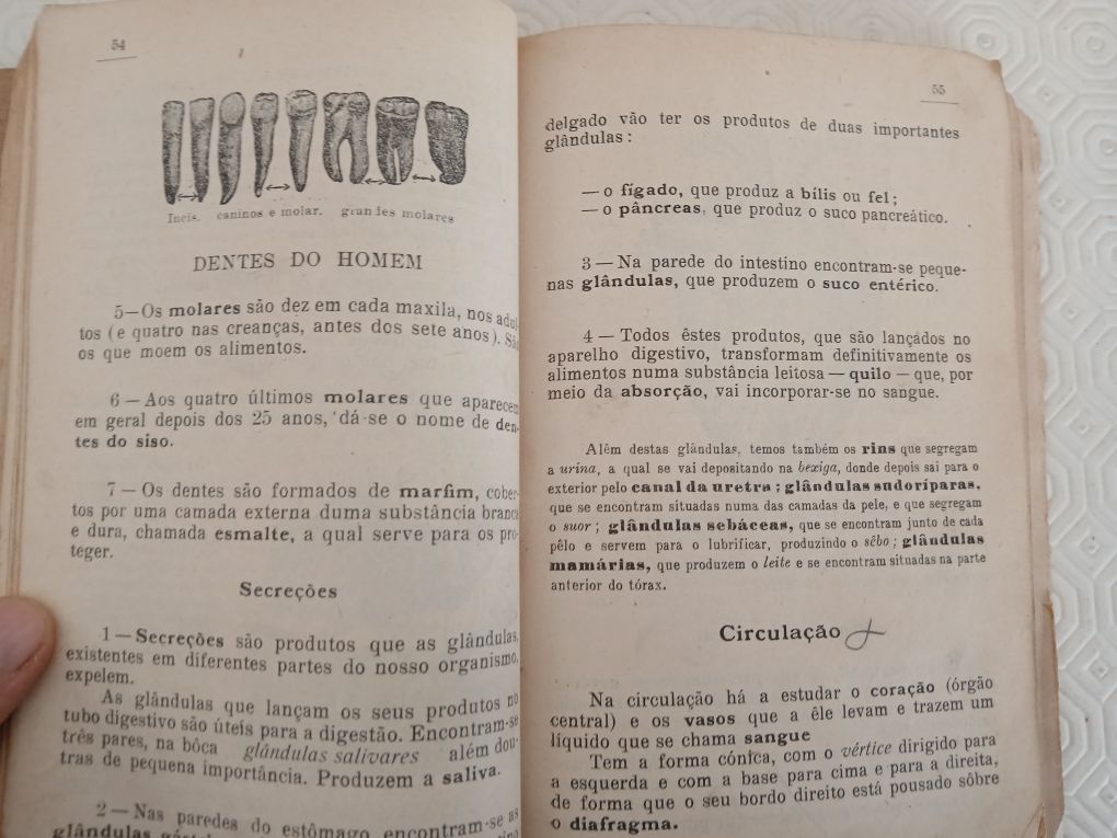 Sciencias Fisico Químicas,Zoologia, Botânica, Higiene e Agricultura