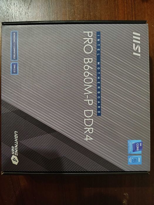 Материнська плата MSI PRO B660M-P DDR4 — нова