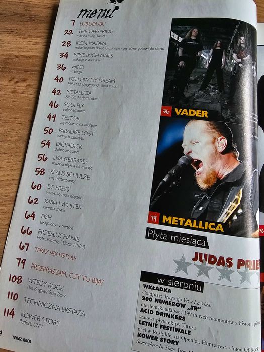 Teraz Rock (65) 7/2008 - The Offspring, Sex Pistols, Nine Inch Nails