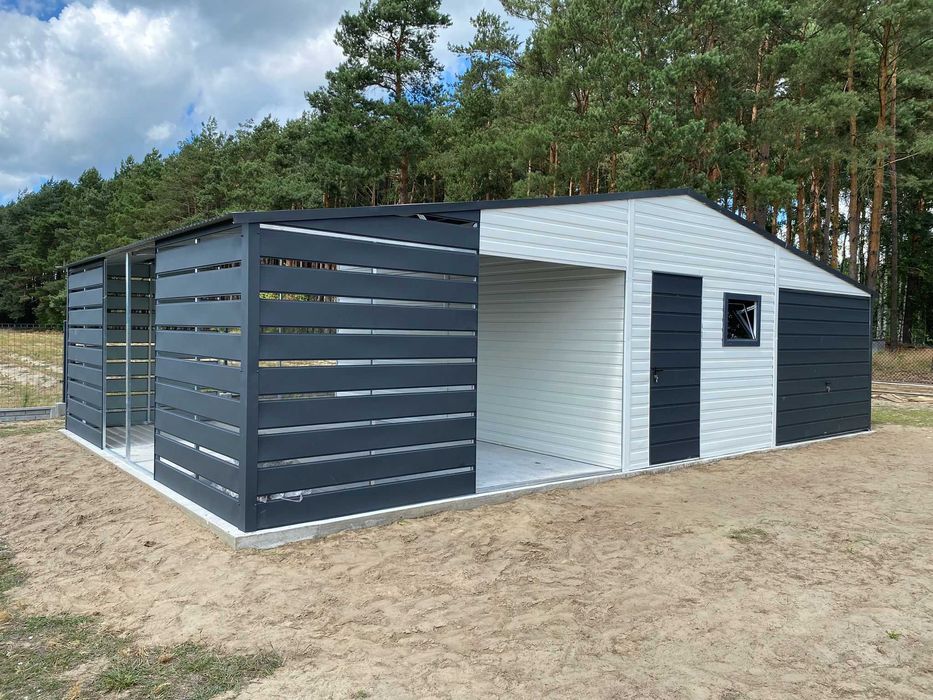 Garaże blaszane, hale, wiaty - producent!