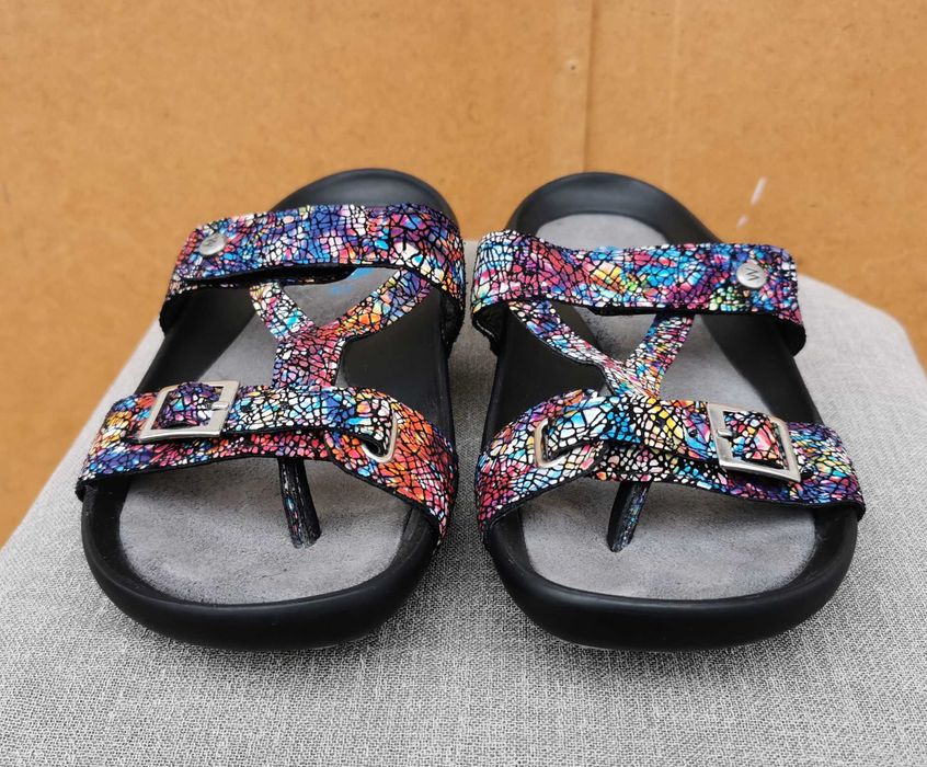 37 р. кожаные шлепанцы вьетнамки босоножки Wolky O Connor