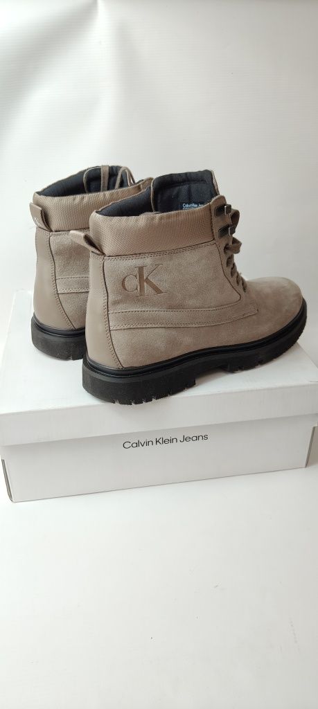 Buty trapery męskie Calvin Klein Jeans rozmiar 42 wkładka 27 cm brąz