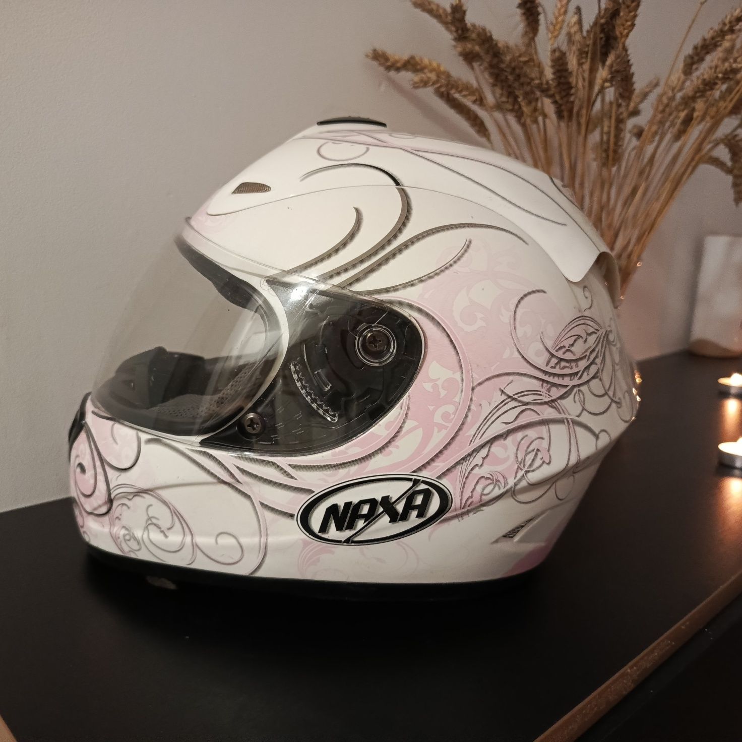 Kask motocyklowy S 55-56 damski Naxa