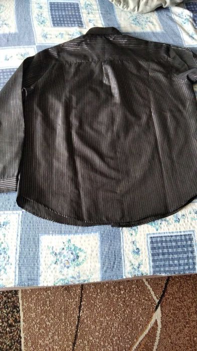 Рубашка мужская 50 размер новая чёрная