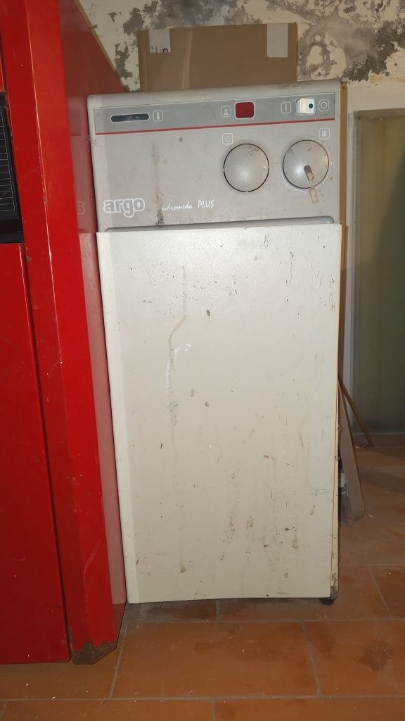 Caldeira argo a funcionar