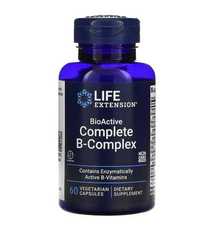 Life Extension, комплекс біоактивних вітамінів групи B, 60 капсул