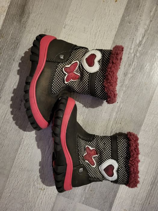 Buty zimowe kozaki dziewczęce Lasocki kids rozmiar 20